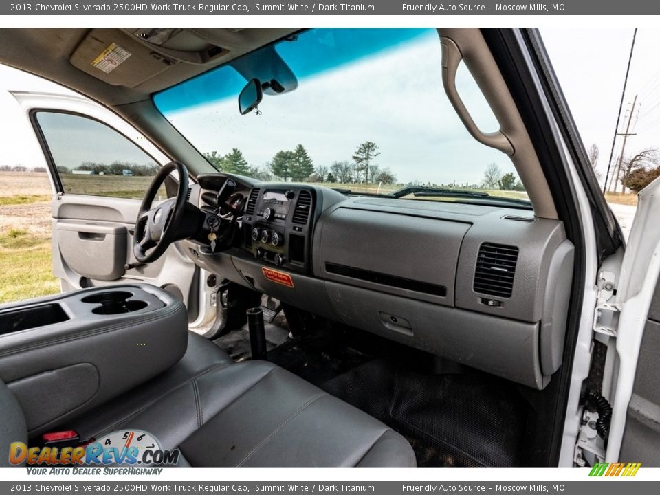 2013 Chevrolet Silverado 2500HD Work Truck Regular Cab Summit White / Dark Titanium Photo #26