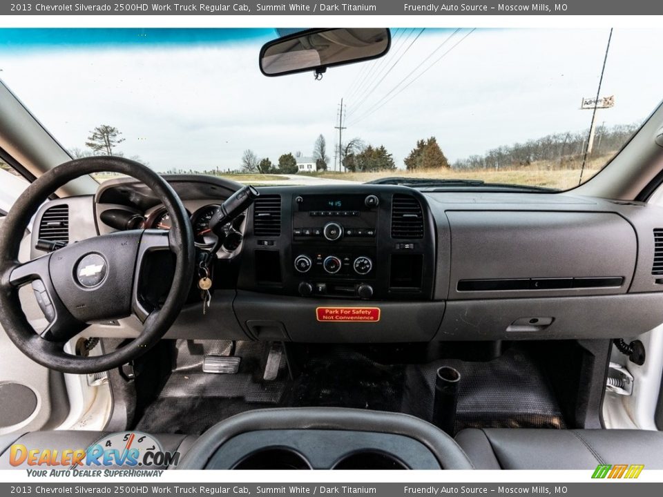 2013 Chevrolet Silverado 2500HD Work Truck Regular Cab Summit White / Dark Titanium Photo #29