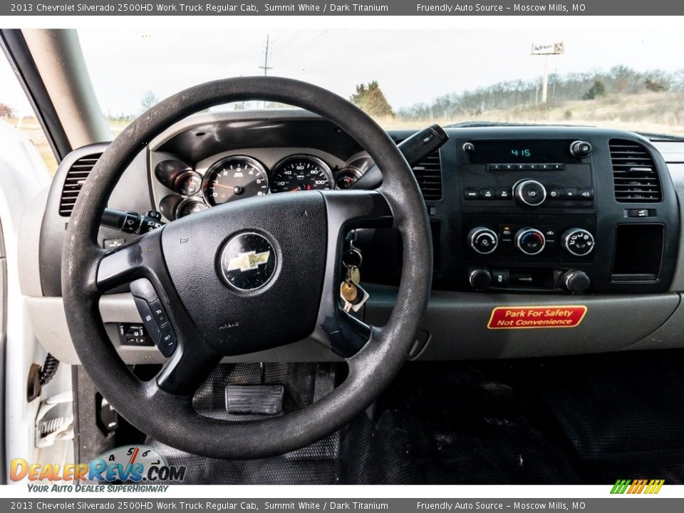 2013 Chevrolet Silverado 2500HD Work Truck Regular Cab Summit White / Dark Titanium Photo #31