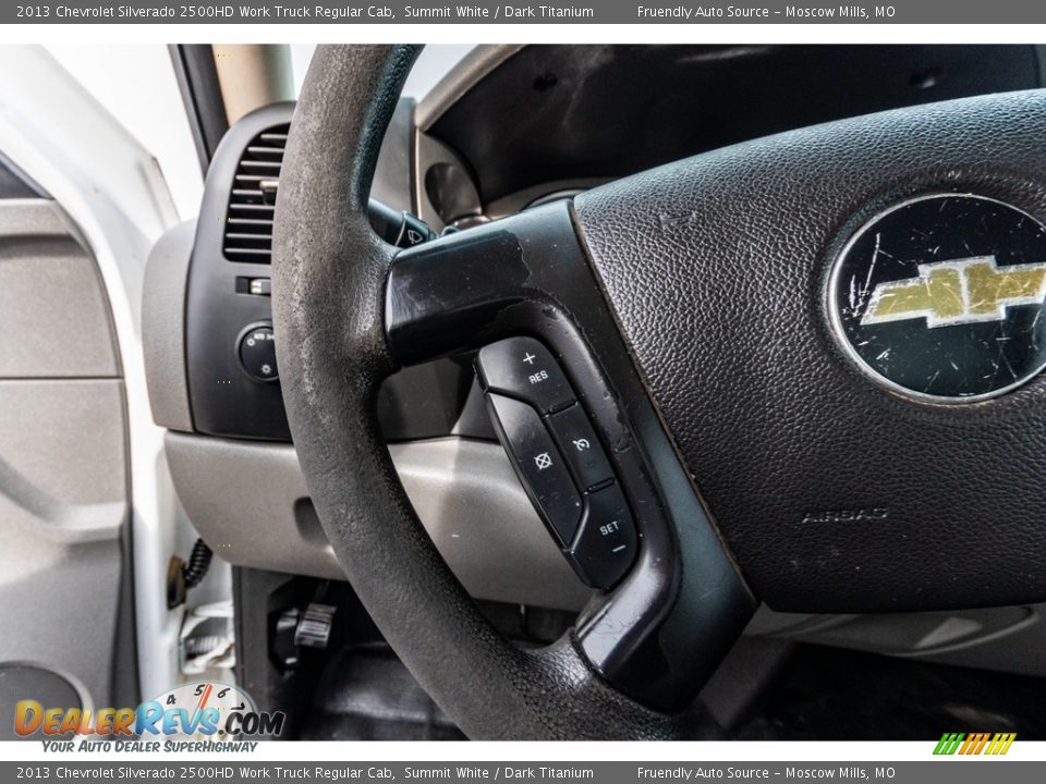 2013 Chevrolet Silverado 2500HD Work Truck Regular Cab Summit White / Dark Titanium Photo #32