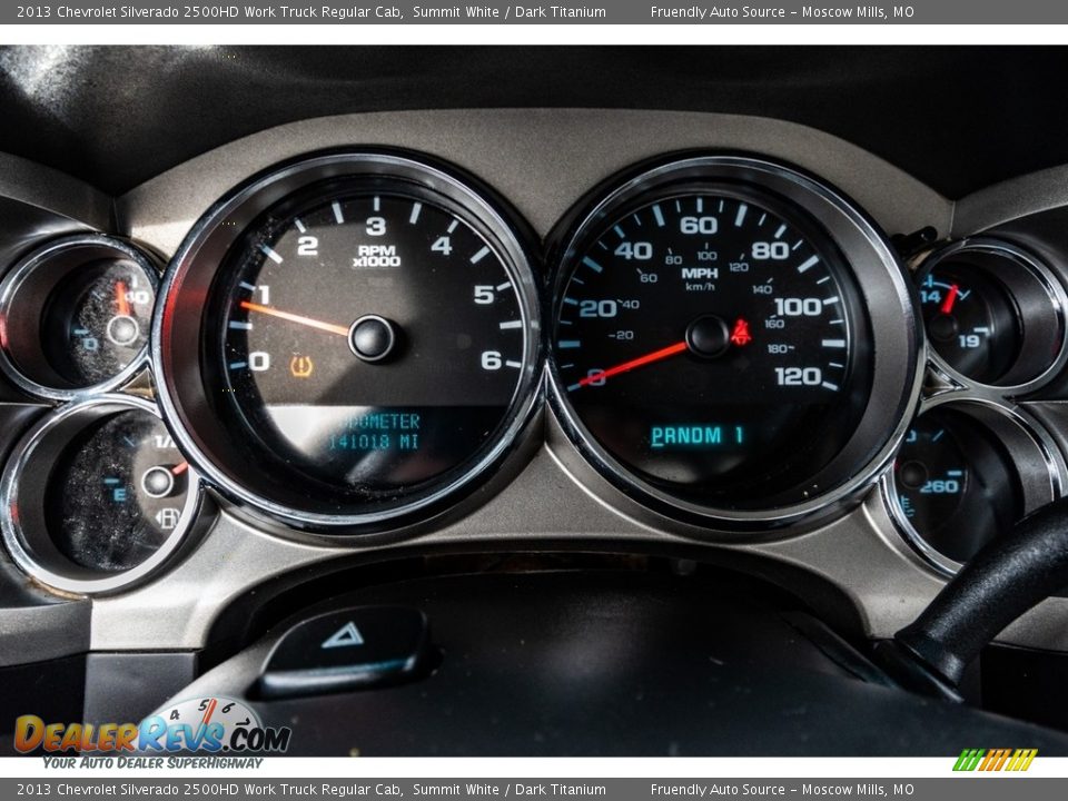 2013 Chevrolet Silverado 2500HD Work Truck Regular Cab Summit White / Dark Titanium Photo #33