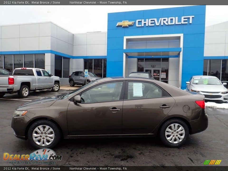 2012 Kia Forte EX Metal Bronze / Stone Photo #3