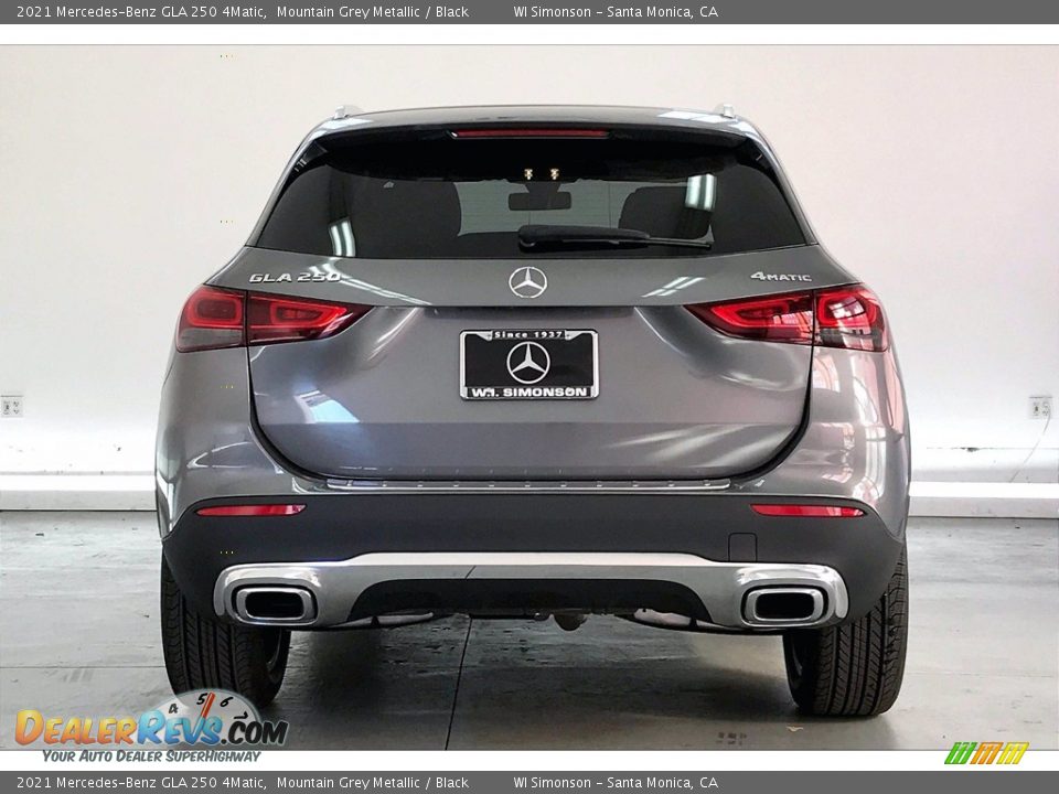 2021 Mercedes-Benz GLA 250 4Matic Mountain Grey Metallic / Black Photo #3