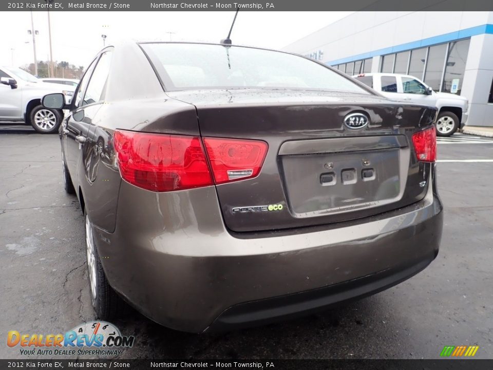 2012 Kia Forte EX Metal Bronze / Stone Photo #5