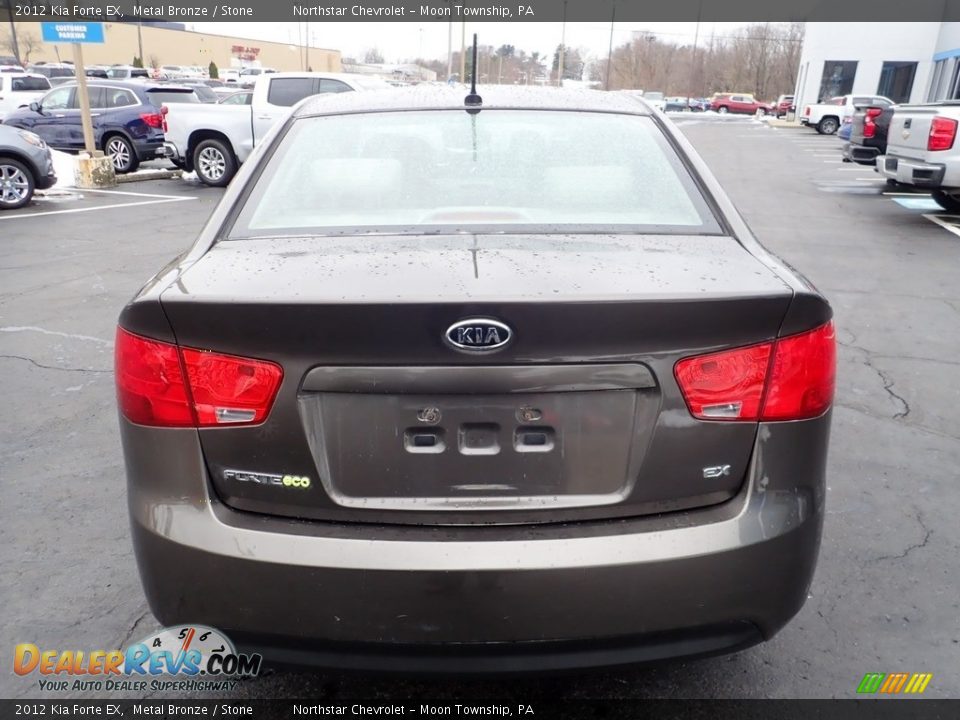 2012 Kia Forte EX Metal Bronze / Stone Photo #6