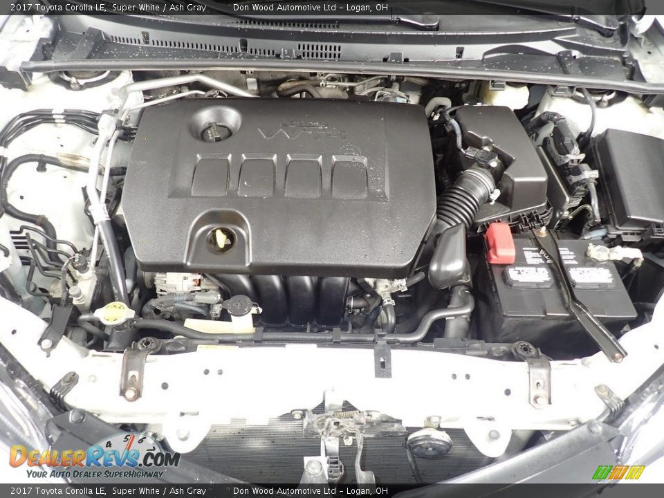 2017 Toyota Corolla LE Super White / Ash Gray Photo #6