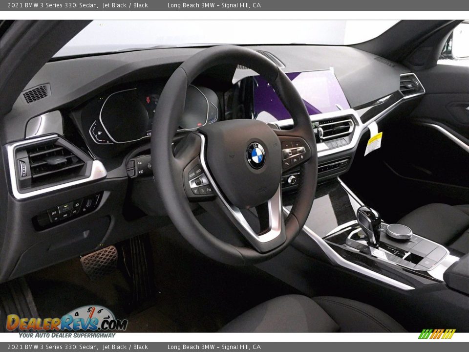 2021 BMW 3 Series 330i Sedan Jet Black / Black Photo #7