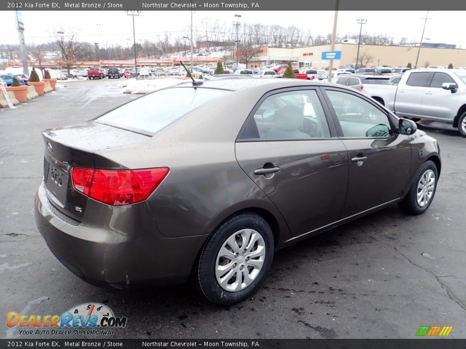 2012 Kia Forte EX Metal Bronze / Stone Photo #8