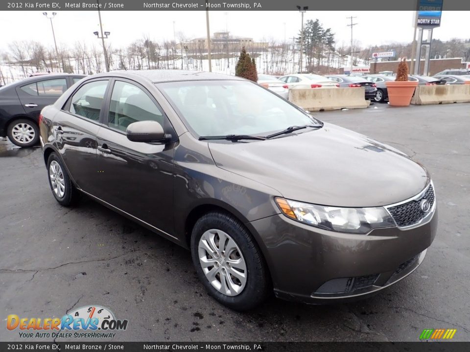 2012 Kia Forte EX Metal Bronze / Stone Photo #10