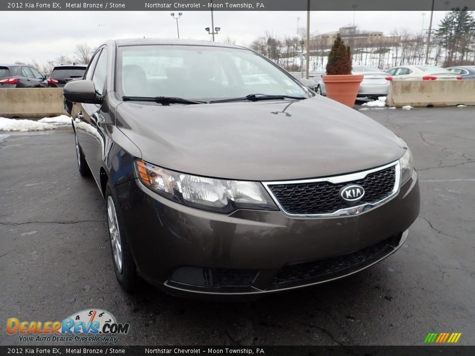 2012 Kia Forte EX Metal Bronze / Stone Photo #11