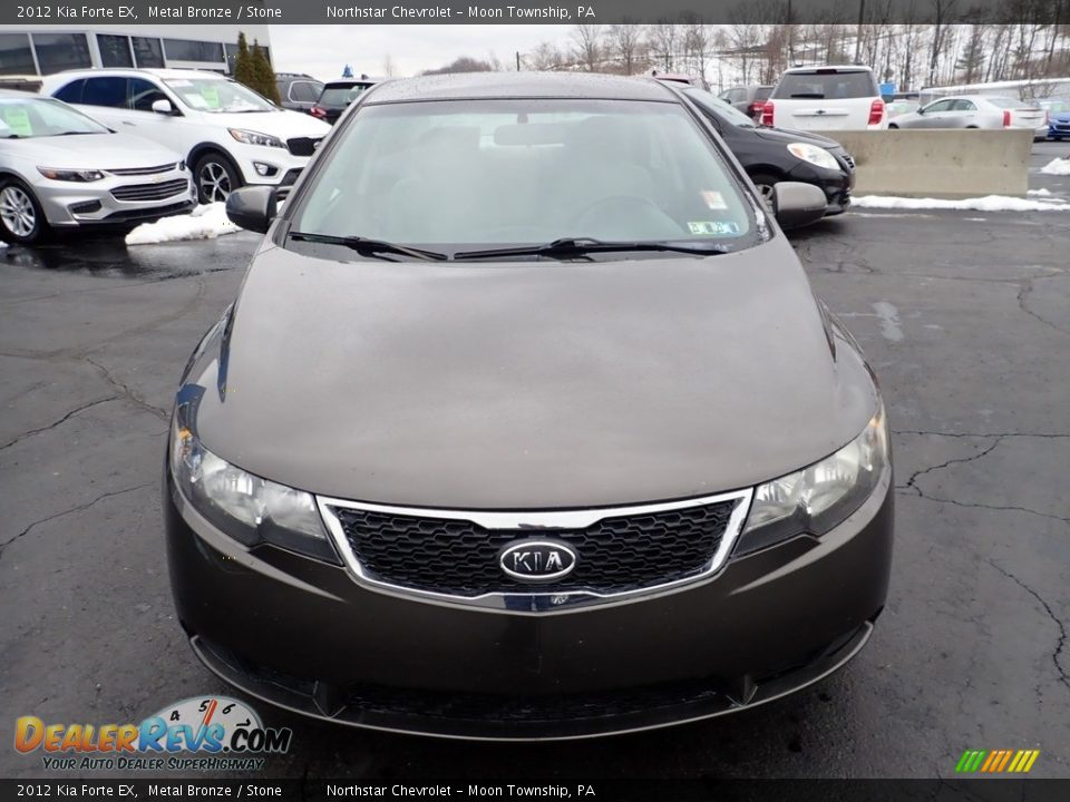 2012 Kia Forte EX Metal Bronze / Stone Photo #12