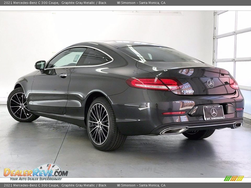 2021 Mercedes-Benz C 300 Coupe Graphite Gray Metallic / Black Photo #2