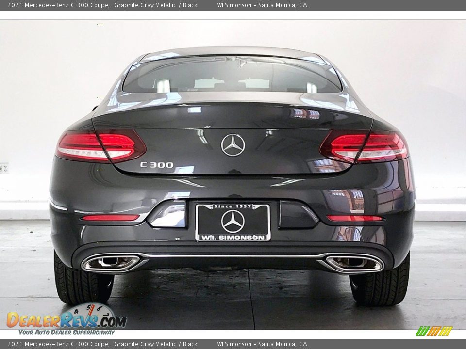 2021 Mercedes-Benz C 300 Coupe Graphite Gray Metallic / Black Photo #3