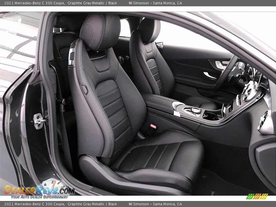 2021 Mercedes-Benz C 300 Coupe Graphite Gray Metallic / Black Photo #5