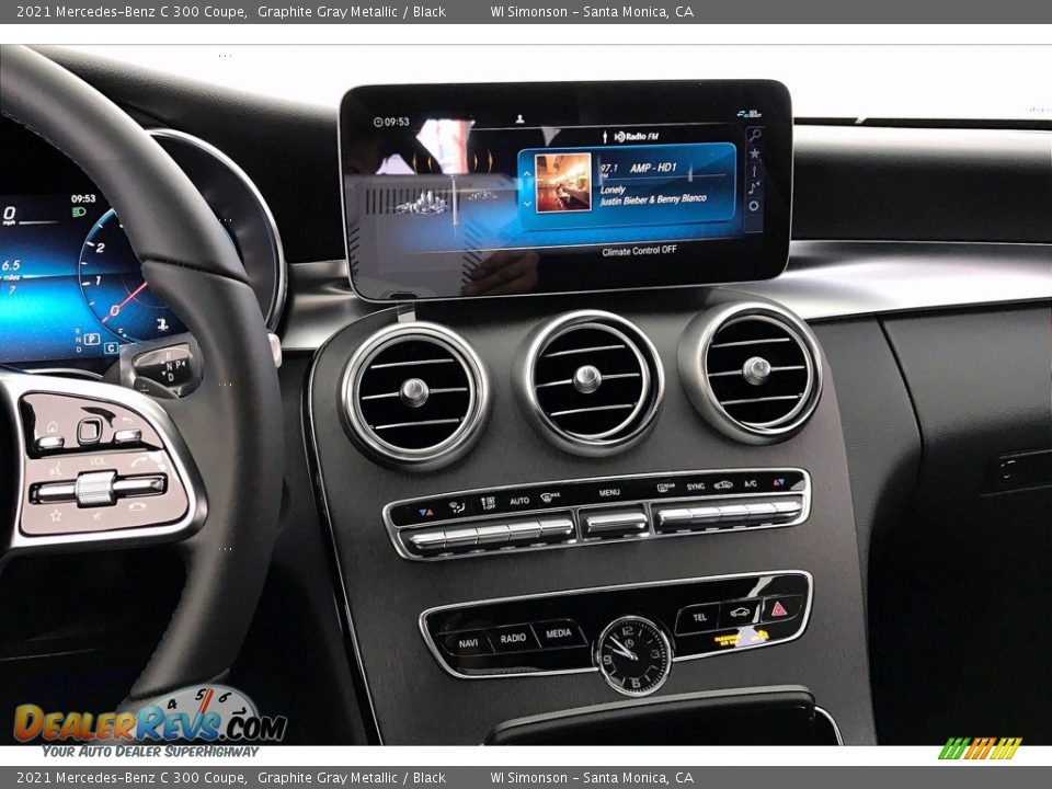 2021 Mercedes-Benz C 300 Coupe Graphite Gray Metallic / Black Photo #6