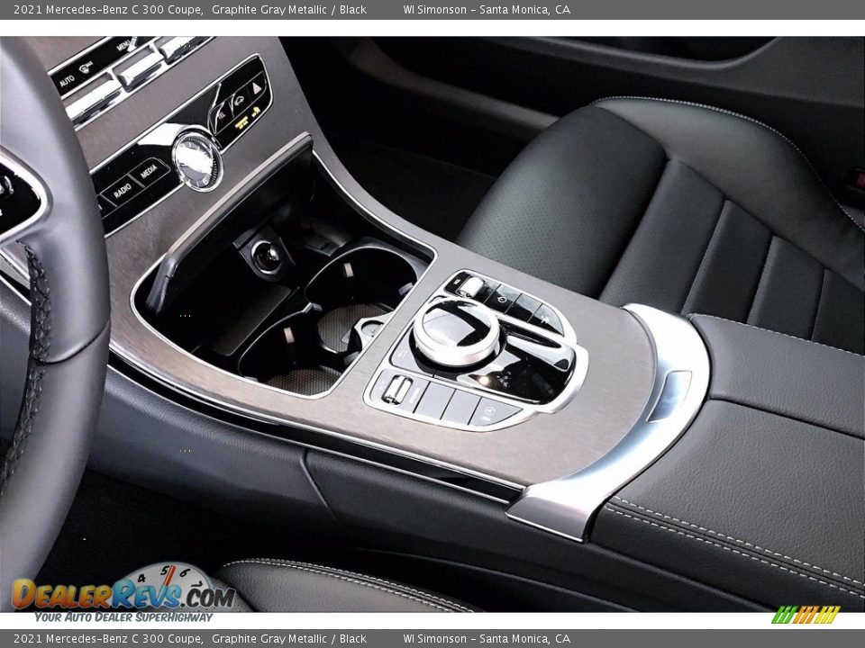 2021 Mercedes-Benz C 300 Coupe Graphite Gray Metallic / Black Photo #7