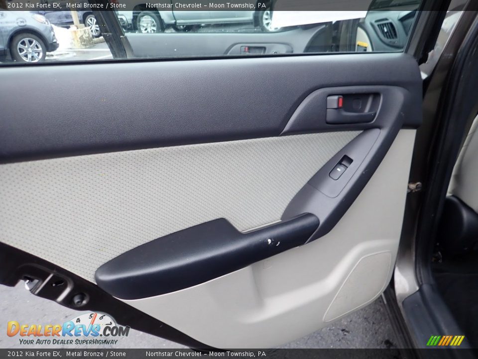 2012 Kia Forte EX Metal Bronze / Stone Photo #22