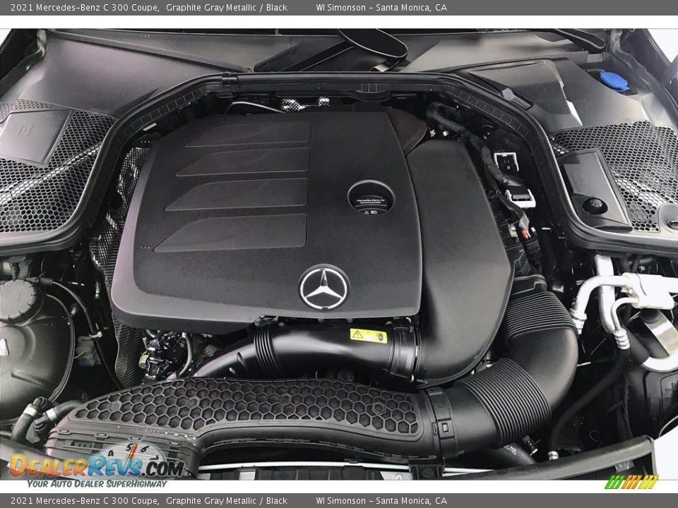 2021 Mercedes-Benz C 300 Coupe Graphite Gray Metallic / Black Photo #8