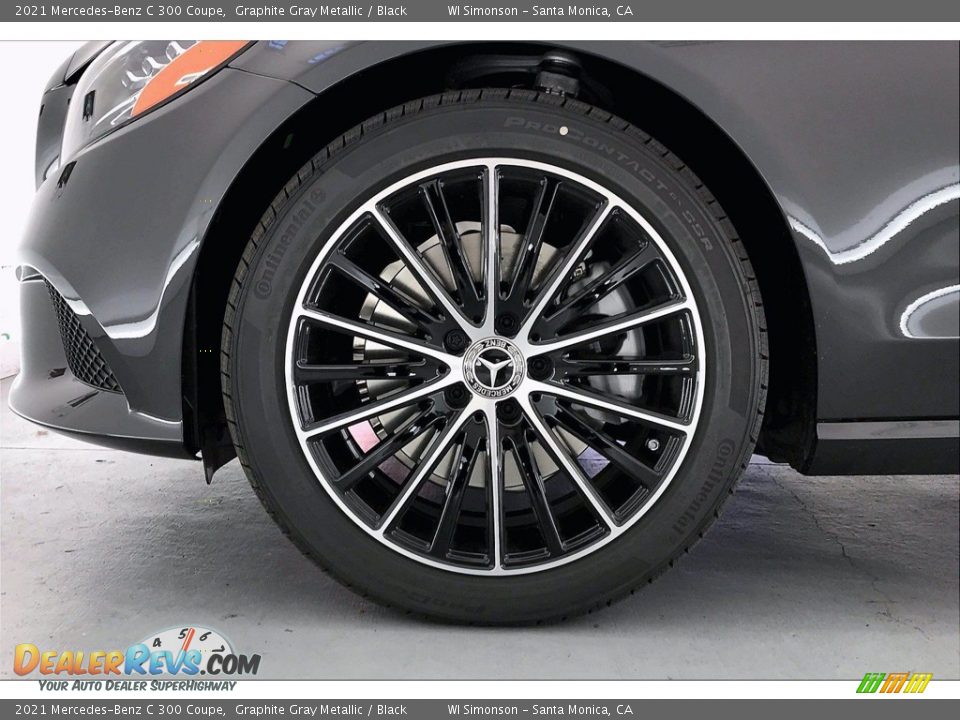 2021 Mercedes-Benz C 300 Coupe Graphite Gray Metallic / Black Photo #9