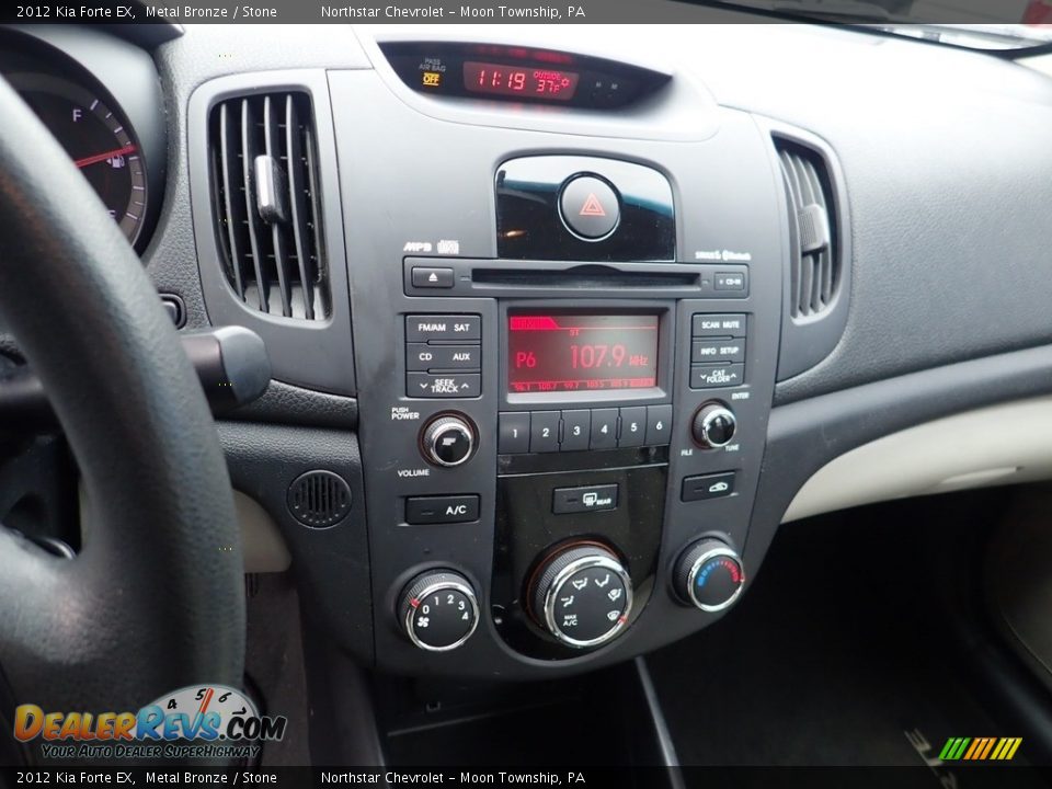 2012 Kia Forte EX Metal Bronze / Stone Photo #28