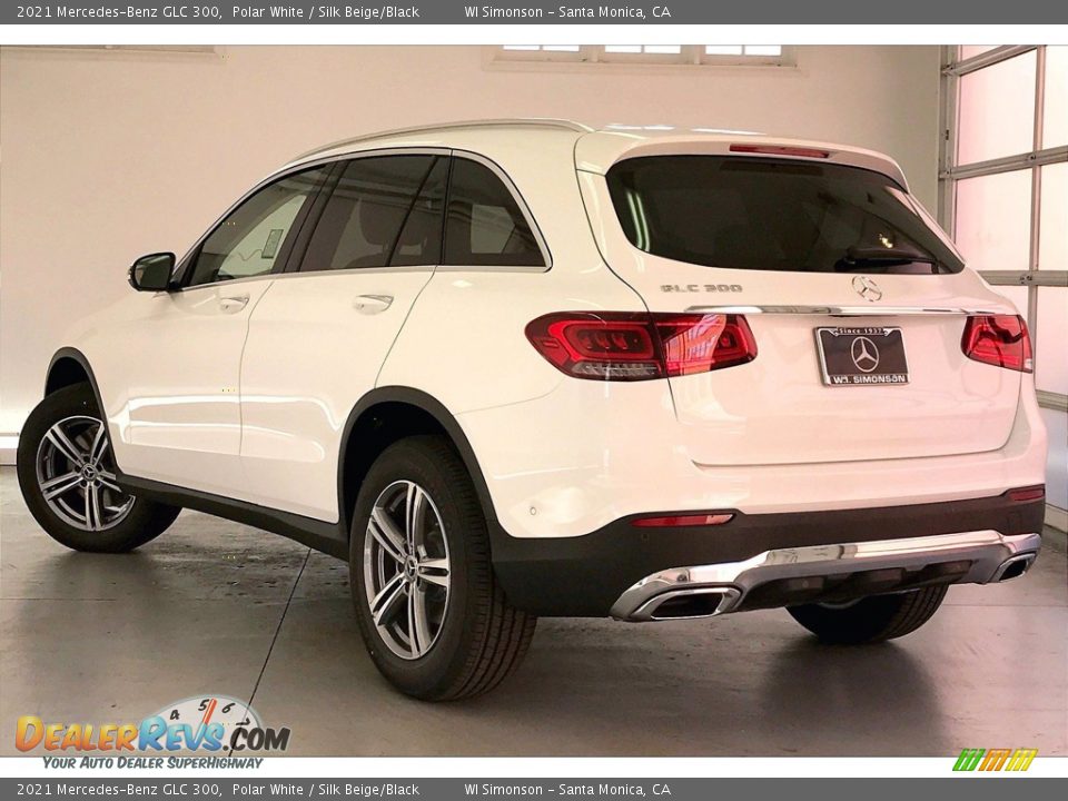 2021 Mercedes-Benz GLC 300 Polar White / Silk Beige/Black Photo #2