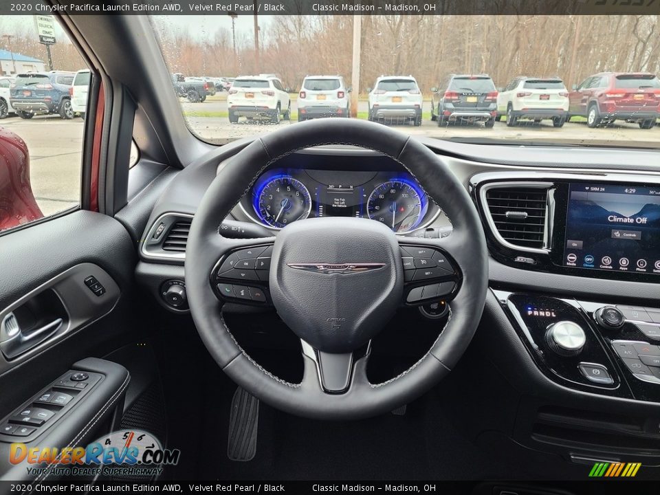 2020 Chrysler Pacifica Launch Edition AWD Velvet Red Pearl / Black Photo #6