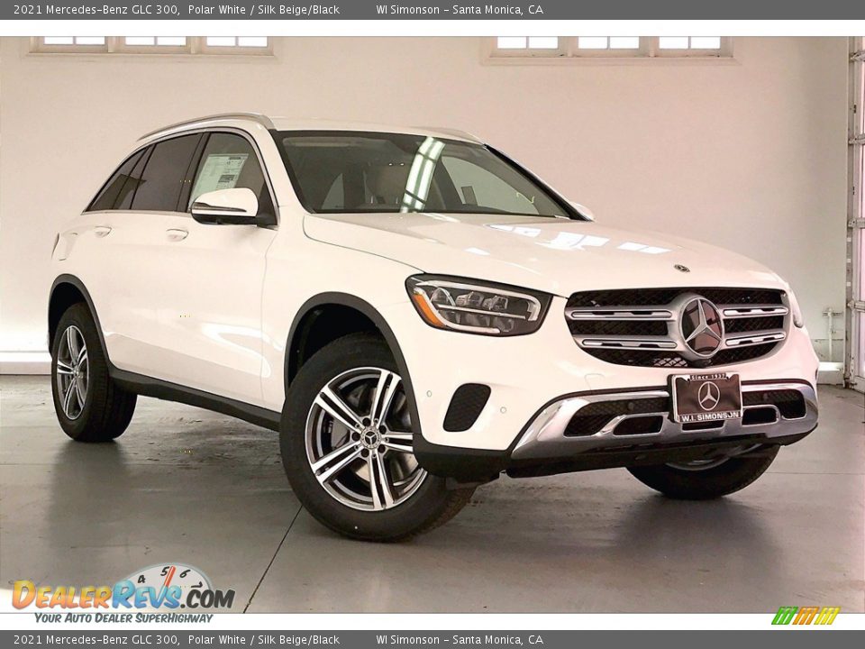 2021 Mercedes-Benz GLC 300 Polar White / Silk Beige/Black Photo #12