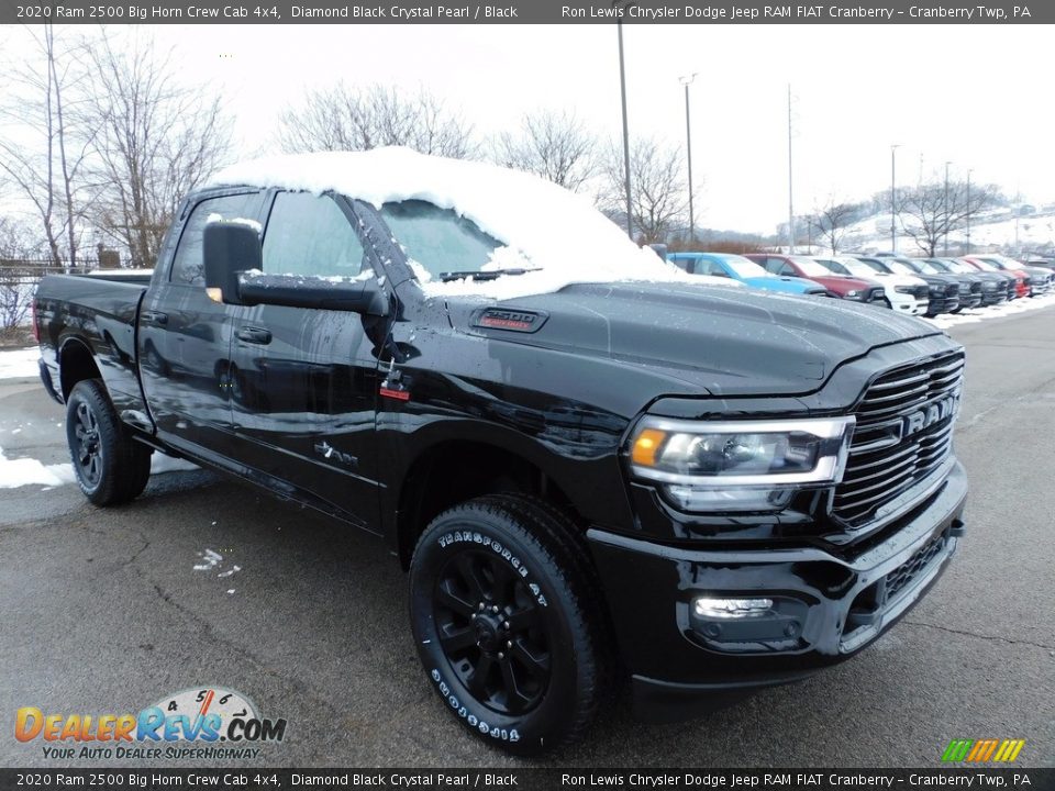 2020 Ram 2500 Big Horn Crew Cab 4x4 Diamond Black Crystal Pearl / Black Photo #3