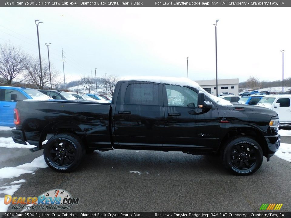 2020 Ram 2500 Big Horn Crew Cab 4x4 Diamond Black Crystal Pearl / Black Photo #4