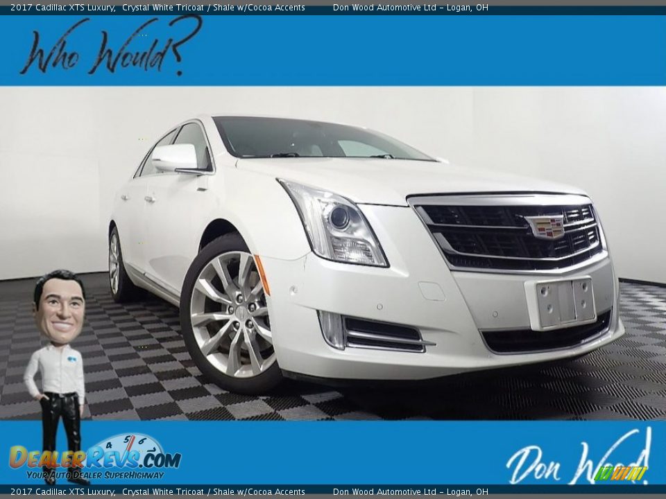 2017 Cadillac XTS Luxury Crystal White Tricoat / Shale w/Cocoa Accents Photo #1