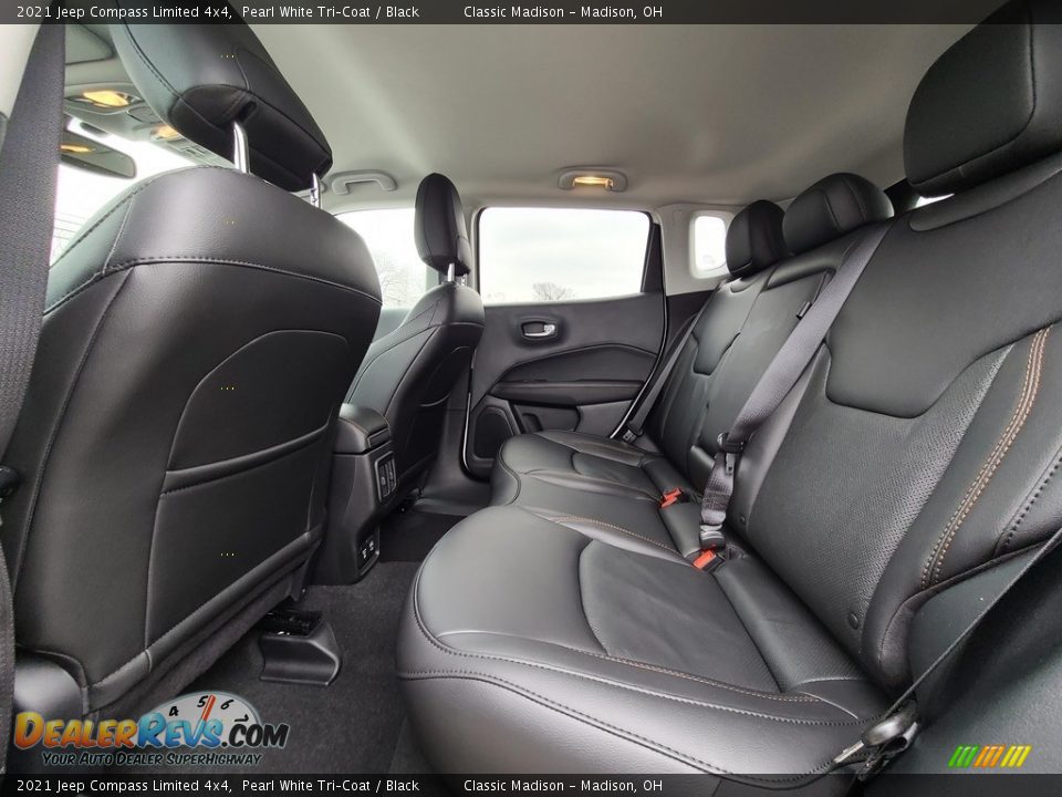 2021 Jeep Compass Limited 4x4 Pearl White Tri–Coat / Black Photo #3