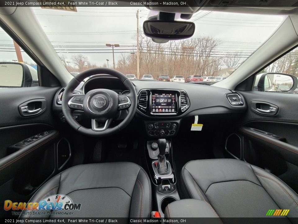 2021 Jeep Compass Limited 4x4 Pearl White Tri–Coat / Black Photo #4