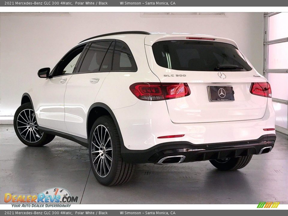 2021 Mercedes-Benz GLC 300 4Matic Polar White / Black Photo #2