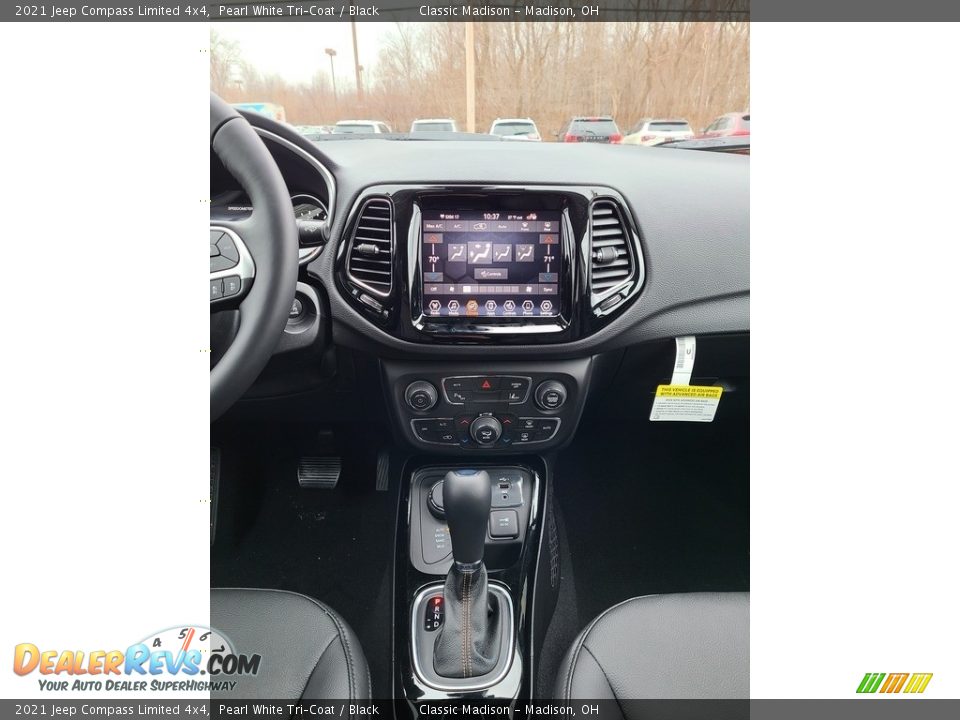 2021 Jeep Compass Limited 4x4 Pearl White Tri–Coat / Black Photo #6