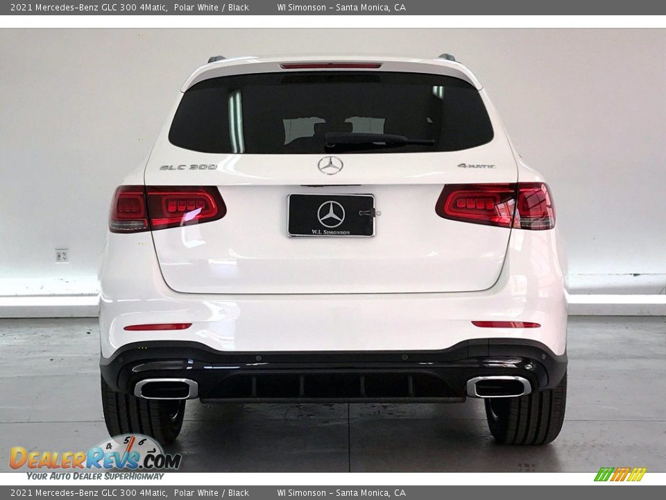2021 Mercedes-Benz GLC 300 4Matic Polar White / Black Photo #3