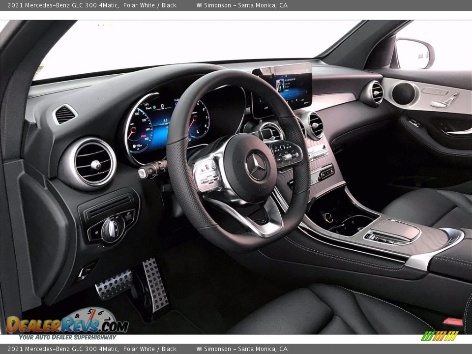 2021 Mercedes-Benz GLC 300 4Matic Polar White / Black Photo #4