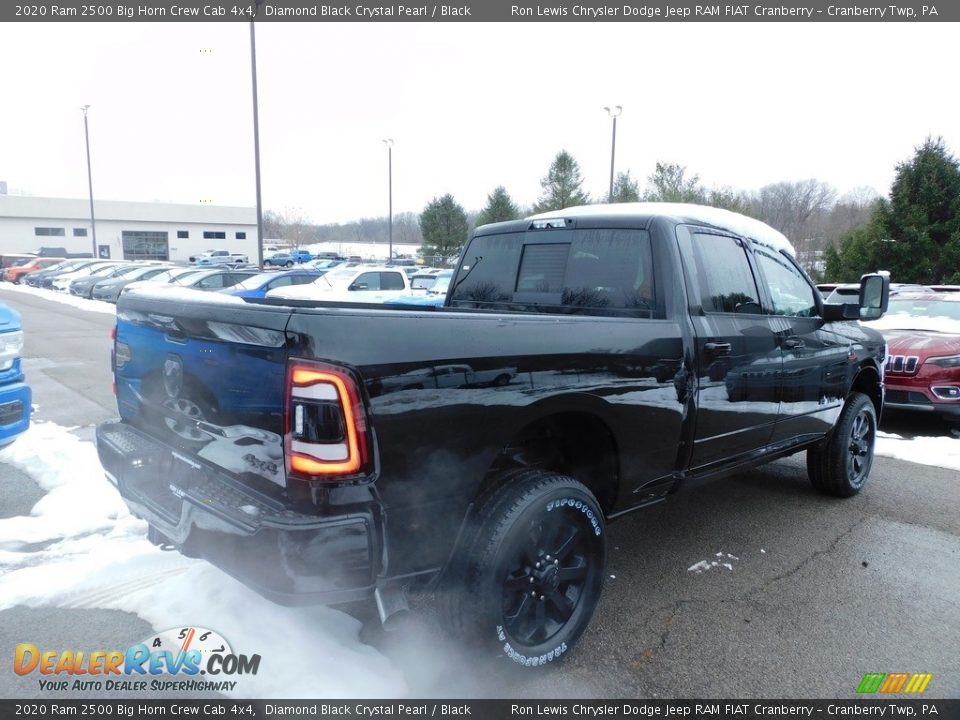 2020 Ram 2500 Big Horn Crew Cab 4x4 Diamond Black Crystal Pearl / Black Photo #5