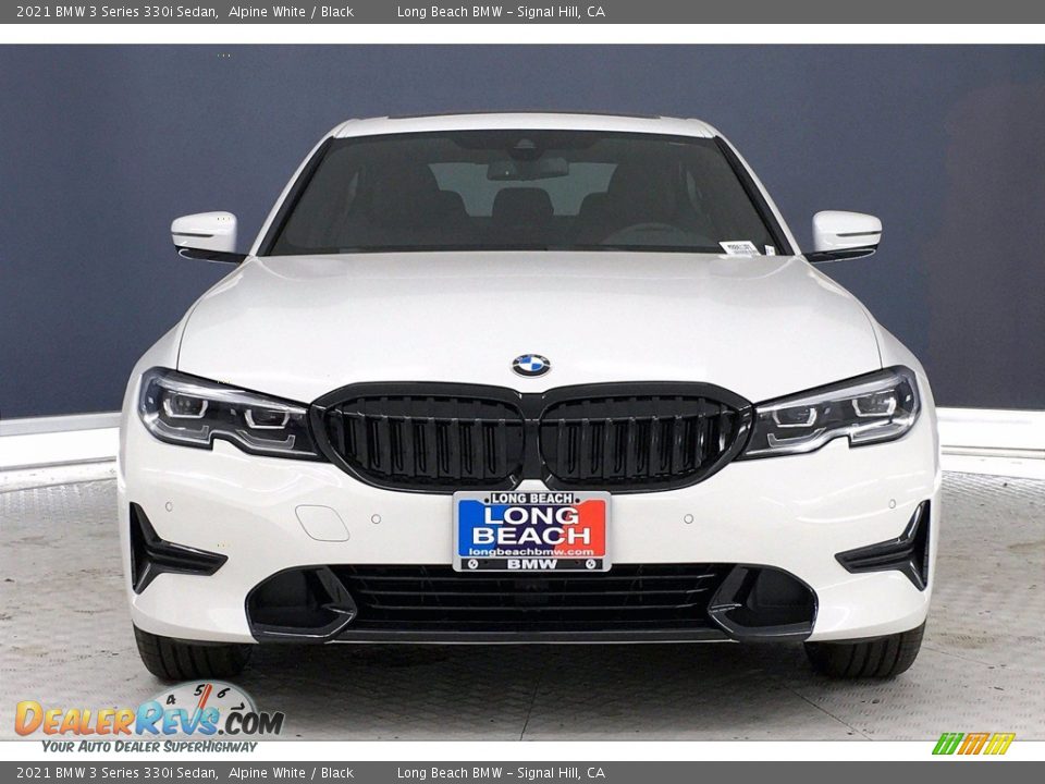 2021 BMW 3 Series 330i Sedan Alpine White / Black Photo #2