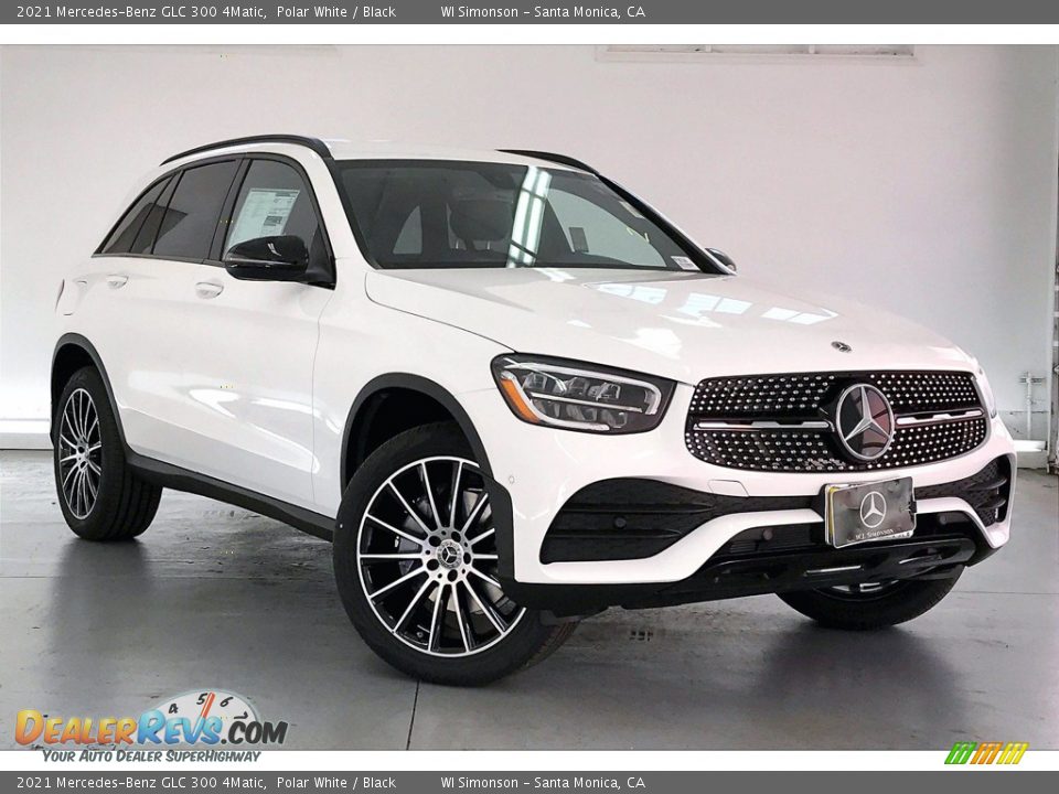 2021 Mercedes-Benz GLC 300 4Matic Polar White / Black Photo #12