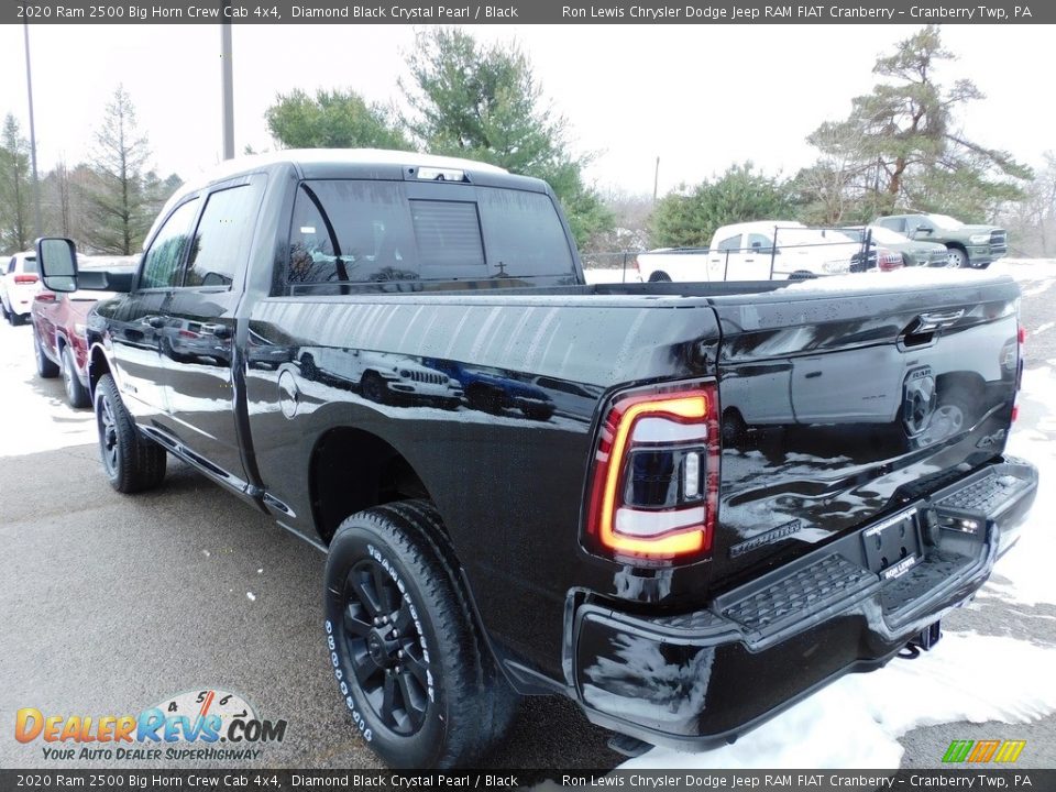 2020 Ram 2500 Big Horn Crew Cab 4x4 Diamond Black Crystal Pearl / Black Photo #8