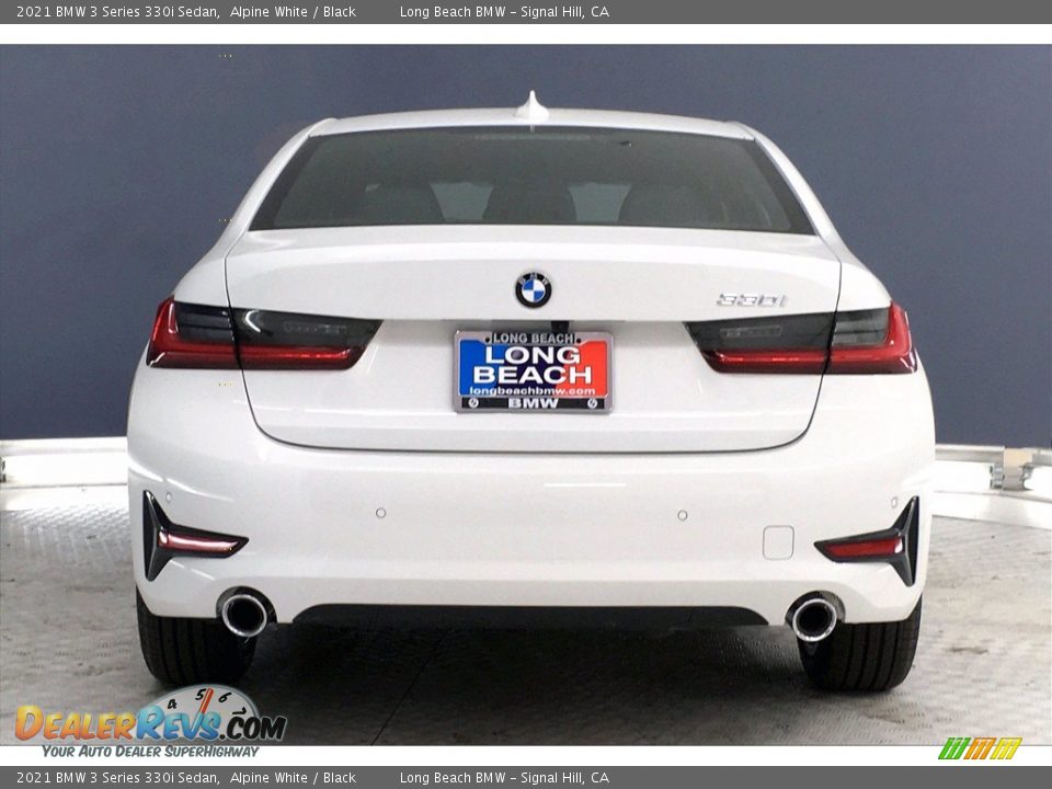 2021 BMW 3 Series 330i Sedan Alpine White / Black Photo #4