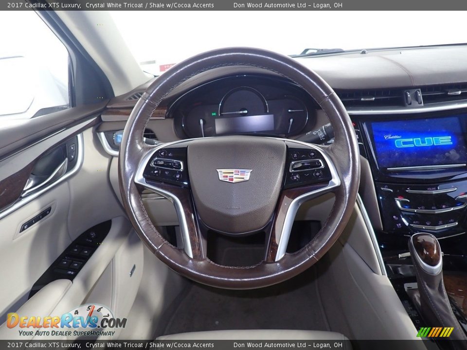 2017 Cadillac XTS Luxury Crystal White Tricoat / Shale w/Cocoa Accents Photo #7
