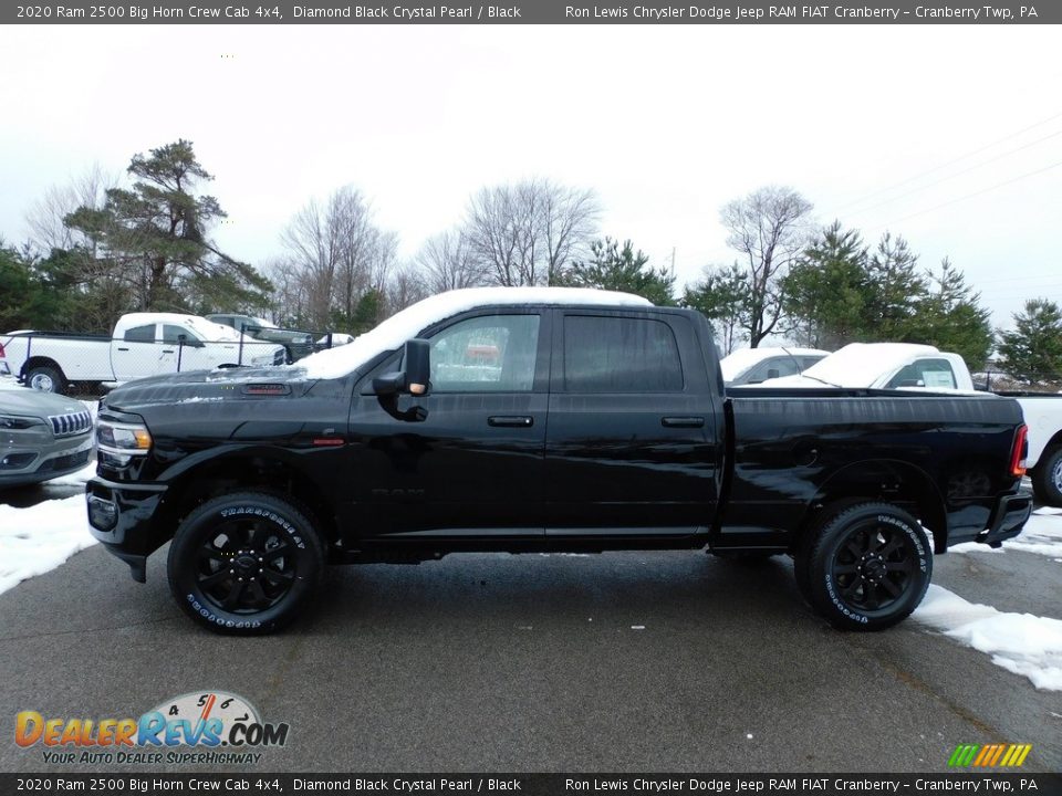 2020 Ram 2500 Big Horn Crew Cab 4x4 Diamond Black Crystal Pearl / Black Photo #9