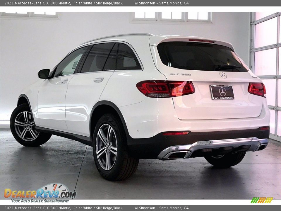 2021 Mercedes-Benz GLC 300 4Matic Polar White / Silk Beige/Black Photo #2