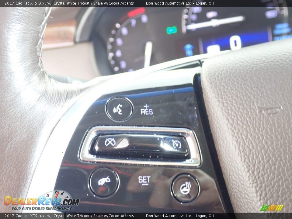 2017 Cadillac XTS Luxury Crystal White Tricoat / Shale w/Cocoa Accents Photo #9