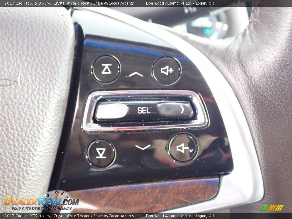 2017 Cadillac XTS Luxury Crystal White Tricoat / Shale w/Cocoa Accents Photo #10