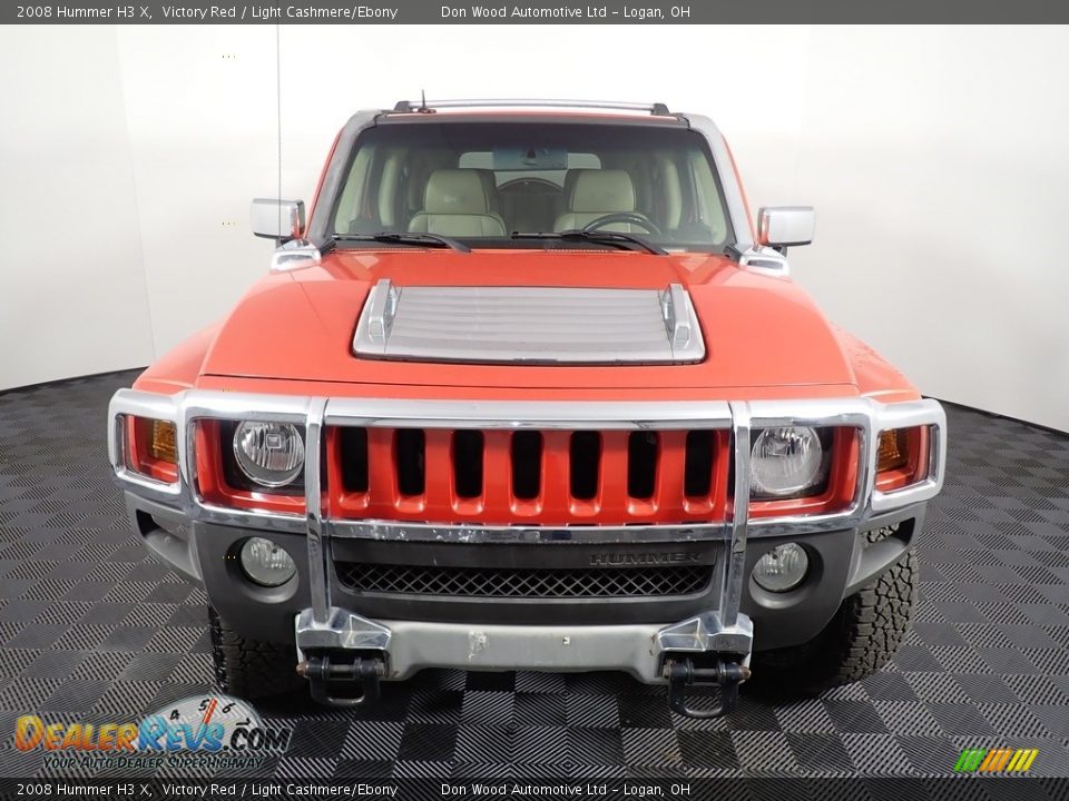 2008 Hummer H3 X Victory Red / Light Cashmere/Ebony Photo #5