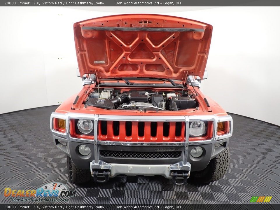 2008 Hummer H3 X Victory Red / Light Cashmere/Ebony Photo #6