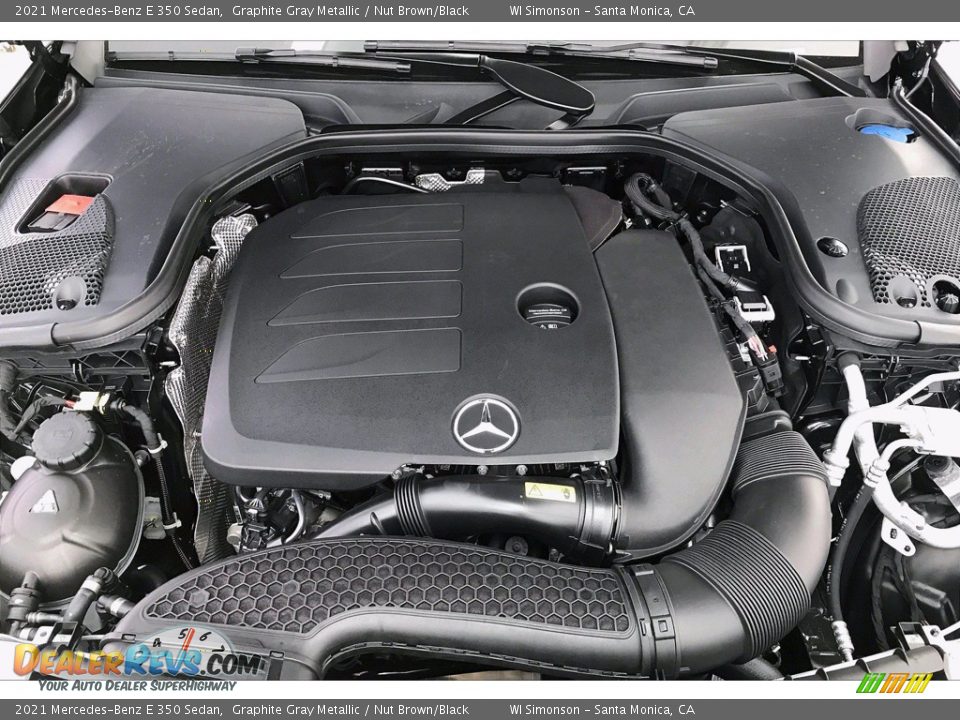 2021 Mercedes-Benz E 350 Sedan Graphite Gray Metallic / Nut Brown/Black Photo #8