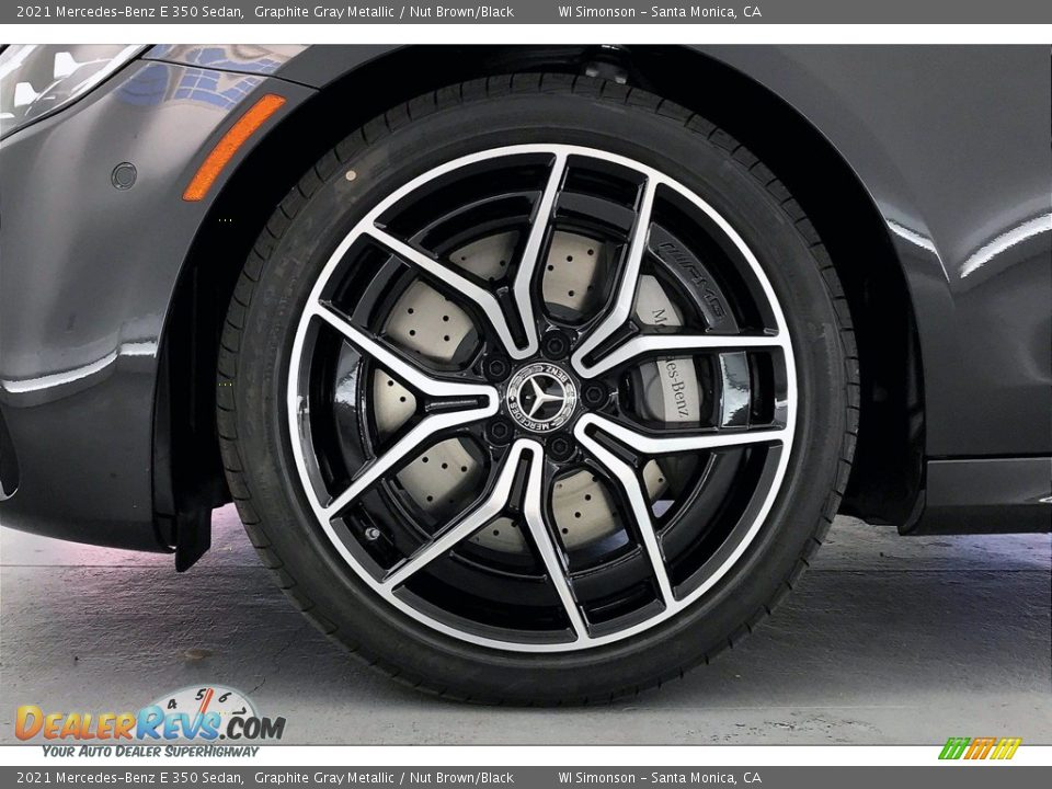 2021 Mercedes-Benz E 350 Sedan Graphite Gray Metallic / Nut Brown/Black Photo #9